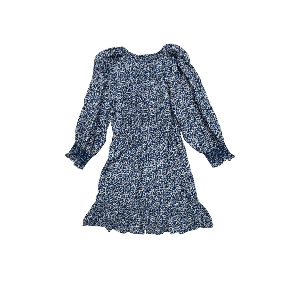 Rails Eliza Ice Chrysanthemum Cottagecore Boho Floral Mini Dress Blue S NWOT - Picture 6 of 9